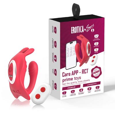 Cara APP RCT - Şarjlı Kumanda Ve Telefon Kontrollü Çift Motorlu G Spot ve Klitoris Uyarıcı Giyilebilir Couple Vibratör