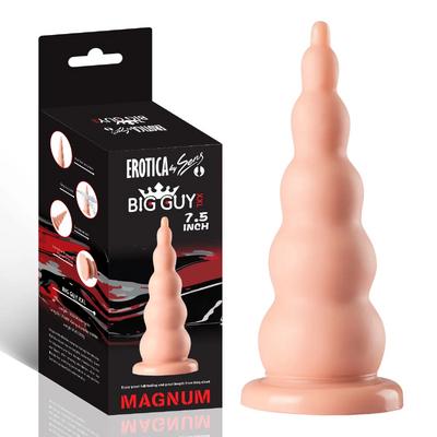 Magnum - King Size Realistic Anal Plug Dev Boyut Gerçekçi Doku Realistik Anal Tıkaç 19x6 CM
