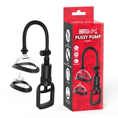 Pussy Pump Classic - Değiştirilebilir 5 Başlıklı Tetikli Profesyonel Göğüs ve Vajina Vakum Pompası Set