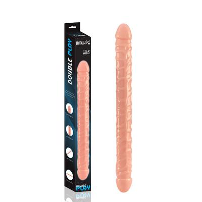 Ultra Soft Realistic Double Ended Dildo Yumuşak Doku Gerçekçi Çift Taraflı Realistik Yapay Penis 33 CM
