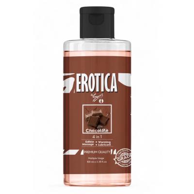 Chocolate 4 in 1 WB Lube 100 ml by Sens Su Bazlı Çikolata Aromalı Kayganlaştırıcı Masaj Jeli
