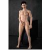 Adrian - Silicone Head Hair Transplant Evo Skeleton Sex Doll İskeletli Tam Boy Erkek Realistik Manken 160 CM