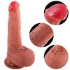 Dustin - Ultra Yumuşak Dokulu Realistik Dildo Çift Katmanlı Silikon Gerçekçi Yapay Penis 19 CM