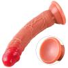 Kirk - Ultra Yumuşak Doku Testissiz Realistik Dildo Çift Katmanlı Silikon Gerçekçi Yapay Penis 17 CM