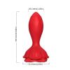 Exotikiss Rose Kablosuz Kumandalı Titreşimli Anal Plug Vibratör