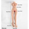 Riley - İskeletli Yarım Realistik Manken Anal Vajina Çift Girişli Isıtmalı Titreşimli Mastürbatör 6.2 KG