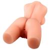 Cep Tipi 2‑in‑1 Titreşimli Isıtmalı Anal & Vajinal Girişli Gerçekçi Suni Vajina - Tracy