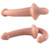 Ultra Soft Realistic Strapless Strap-on Double Dildo Yumuşak Doku Gerçekçi Çift Taraflı Realistik Yapay Penis