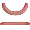 Victor - Sliding Skin Ultra Soft Realistic Double Ended Dildo Hareketli Kayar Deri Çift Katmanlı Çift Taraflı Gerçekçi Yapay Penis 30 CM