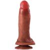 Wayne - Ultra Yumuşak Dokulu Realistik Dildo Çift Katmanlı Silikon Gerçekçi Yapay Penis 24 CM