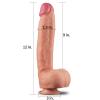 30.5 cm Yumuşak Dokulu Çift Katmanlı Realistik Penis – Platinum Silicone