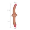 32 CM Ultra Yumuşak Esnek Çift Taraflı Realistik Dildo - Holy Dong Premium Silicone