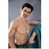 Adrian - Silicone Head Hair Transplant Evo Skeleton Sex Doll İskeletli Tam Boy Erkek Realistik Manken 160 CM