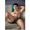 Adrian - Silicone Head Hair Transplant Evo Skeleton Sex Doll İskeletli Tam Boy Erkek Realistik Manken 160 CM