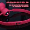 Blazing Ros Ball Gag Şarjlı Titreşimli Silikon BDSM Ağız Topu