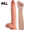 Cyrus - Legendary King Size Realistic Mega Huge Fat Dildo Efsanevi Dev Boy Kalın Gerçekçi Yapay Penis 44x8 CM