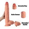 Cyrus - Legendary King Size Realistic Mega Huge Fat Dildo Efsanevi Dev Boy Kalın Gerçekçi Yapay Penis 44x8 CM