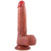 Dustin - Ultra Yumuşak Dokulu Realistik Dildo Çift Katmanlı Silikon Gerçekçi Yapay Penis 19 CM