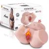 4.5 Kg Realistik Anal Vajinal Isıtmalı  2 in 1 Titreşimli Suni Kalça Vajina