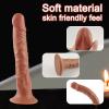 Foreskin Perfection Dildo 21 CM - Çift Katmanlı Gerçekçi Kayar Deri Ultra Yumuşak Realistik Melez Yapay Penis Vibrator