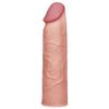 Gerçekçi Doku Penis Büyütücü 3 CM Uzatma Dolgulu ve Kalınlaştırıcı Realistik Penis Kılıfı 16 CM