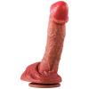 Luke - Ultra Yumuşak Dokulu Realistik Dildo Çift Katmanlı Silikon Gerçekçi Yapay Penis 20 CM