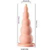 Magnum - King Size Realistic Anal Plug Dev Boyut Gerçekçi Doku Realistik Anal Tıkaç 19x6 CM