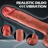 İleri Geri Hareketli, Isıtmalı ve Rotasyonlu, Uzaktan Kumandalı, Damarlı Yapay Penis Vibratör -Frank