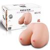 Megan - Anal Vajina Çift Girişli Titreşimli Isıtmalı Realistik Kalça Göğüs Mastürbatör 3 KG