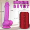 MYST COLOR Dildo Parlak Simli Ultra Yumuşak Pembe Realistik Yapay Penis
