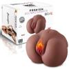 2.8 Kg Realistik Anal Vajinal 2 in 1 Titreşimli ve Isıtmalı Melez Suni Kalça Vajina
