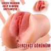 Exotikiss Premium Masturbator Candice - Realistik Dokulu Anal Vajinal 2 in 1 Titreşimli Suni Vajina