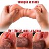 Exotikiss Premium Masturbator Candice - Realistik Dokulu Anal Vajinal 2 in 1 Titreşimli Suni Vajina