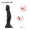 Exotikiss Sculp Şarjlı Kablosuz Kumandalı Güçlü G Nokta Uyarıcı ve Anal Yapay Penis Vibratör