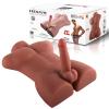Exotikiss PTM Grayson - Anal Girişli 16 CM Yapay Penis Erkek Zenci Realistik Manken Yarım Vücut Dildo