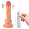 Ryan - Kumandalı Vantuzlu Güçlü Titreşimli Gerçekçi Yapay Penis Realistik Dokuda Dildo 21 CM