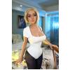 Scottie - Silicone Head Hair Transplant Evo Skeleton Sex Doll İskeletli Tam Realistik Manken 158 CM