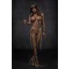 Sens Girls Tiffany TPE-Skeleton Full Body Tam Realistik Zenci Manken