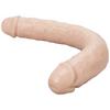 Ultra Soft Realistic Double Ended Dildo Yumuşak Doku Gerçekçi Çift Taraflı Büyük Boy Realistik Yapay Penis 43 CM