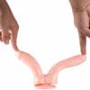 Ultra Soft Realistic Double Penetrator Dildo Yumuşak Doku Gerçekçi Çift Taraflı Realistik Yapay Penis