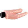 Ultra Soft Realistic Double Penetrator Dildo Vibrator Yumuşak Doku Gerçekçi Çift Taraflı Titreşimli Realistik Yapay Penis