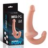 Ultra Soft Realistic Strapless Strap-on Double Dildo Yumuşak Doku Gerçekçi Çift Taraflı Realistik Yapay Penis