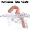 Ultra Soft Realistic Strapless Strap-on Double Dildo Yumuşak Doku Gerçekçi Çift Taraflı Realistik Yapay Penis