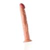 UNIQUE XL Realistik Dokuda Damarlı Dildo Testissiz İnce Büyük Boy Gerçekçi Yapay Penis 35 CM Vantuzlu