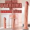 UNIQUE XL Realistik Dokuda Damarlı Dildo Testissiz İnce Büyük Boy Gerçekçi Yapay Penis 35 CM Vantuzlu