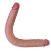 Zach - Sliding Skin Ultra Soft Realistic Double Ended Dildo Hareketli Kayar Deri Çift Katmanlı Çift Taraflı Gerçekçi Yapay Penis 45 CM